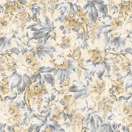 Cream Packed Floral